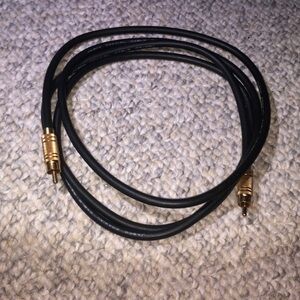 Gold plated RCA cable 3' coaxial for stereo connections